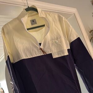 Mens Southern Proper Colorblock Pullover Jacket Size Small